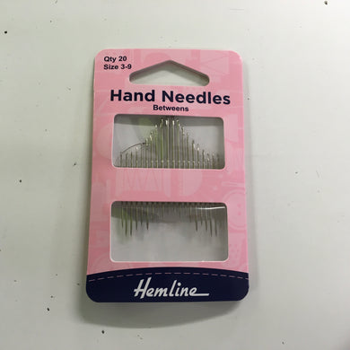 Betweens 3/9 Hand Needles