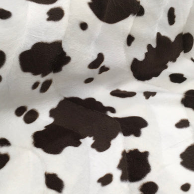 Velboa Animal Print Brown Cow