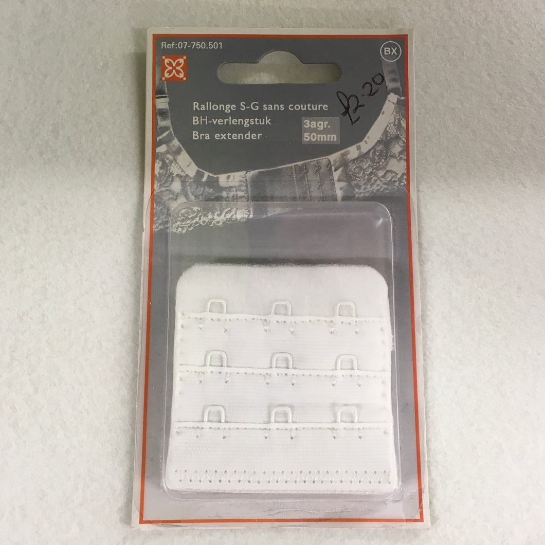 White Bra Extender 50mm