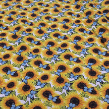 Load image into Gallery viewer, Sunflowers Cotton Print