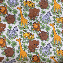 Load image into Gallery viewer, Zoo Animals Cotton Poplin