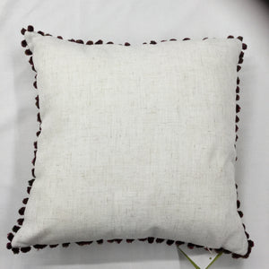 Fox Bobble Trim Cushion