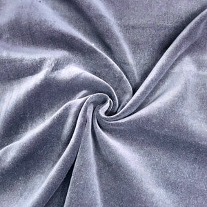 Navy Cotton Velvet