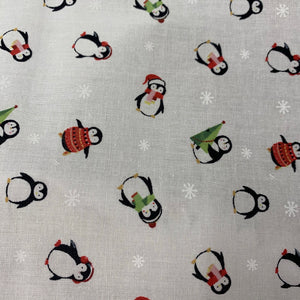 White Penguins - Christmas Print