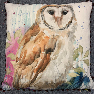 Pom Pom Owl Cushion