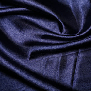 Navy Frome Satin