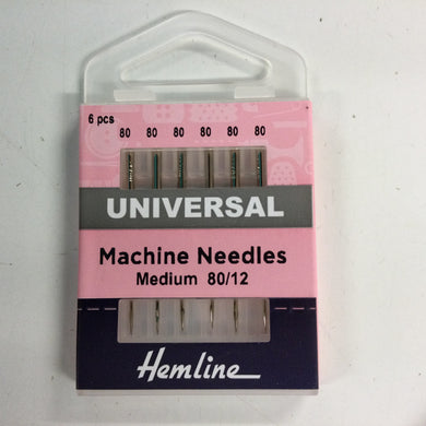 80/12 Medium Universal Machine Needles