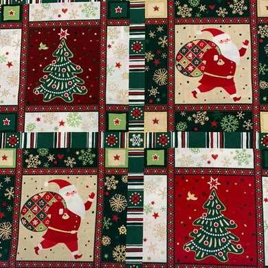 Green Santa Xmas Print🎄