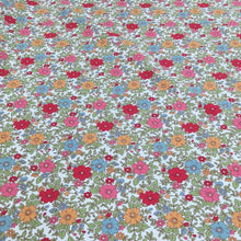 Load image into Gallery viewer, Red Floral Poplin Print