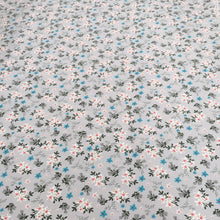 Load image into Gallery viewer, Grey Floral Poplin Print