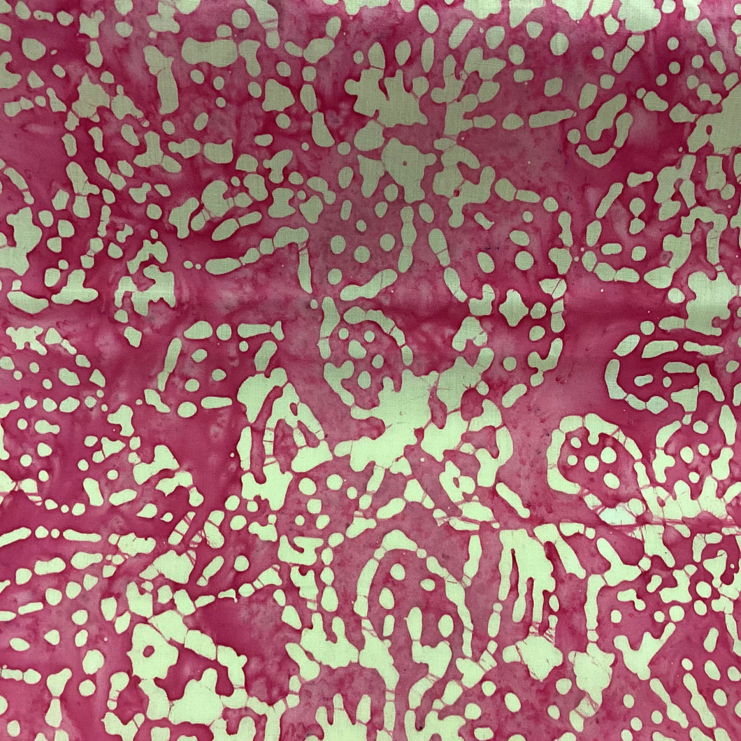 Pink Floral Batik
