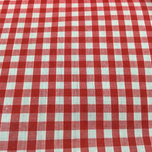 Load image into Gallery viewer, Red 1/4&quot; Checks Gingham