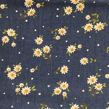 Load image into Gallery viewer, White Daisy Cotton Print