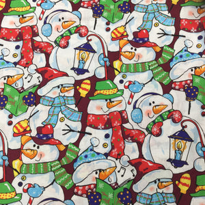 Multi Snowman - Christmas Print