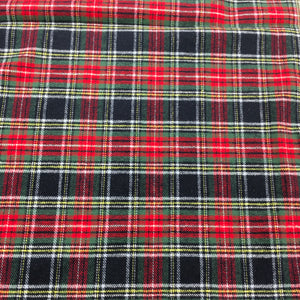 Brushed Cotton Check colour Red