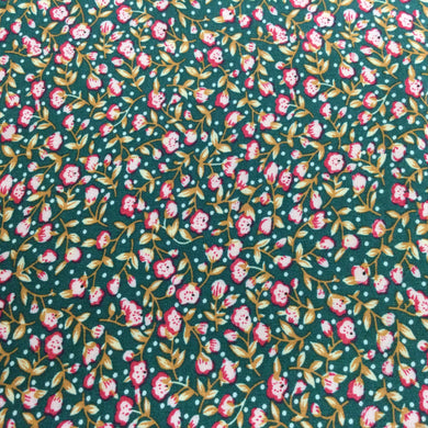 Jade Ditsy Viscose Print
