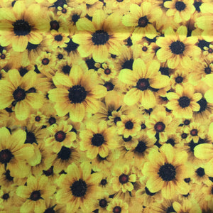 Yellow Flowers 60” Cotton print