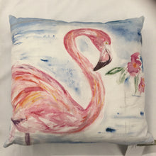 Load image into Gallery viewer, Large Flamingo Cushion
