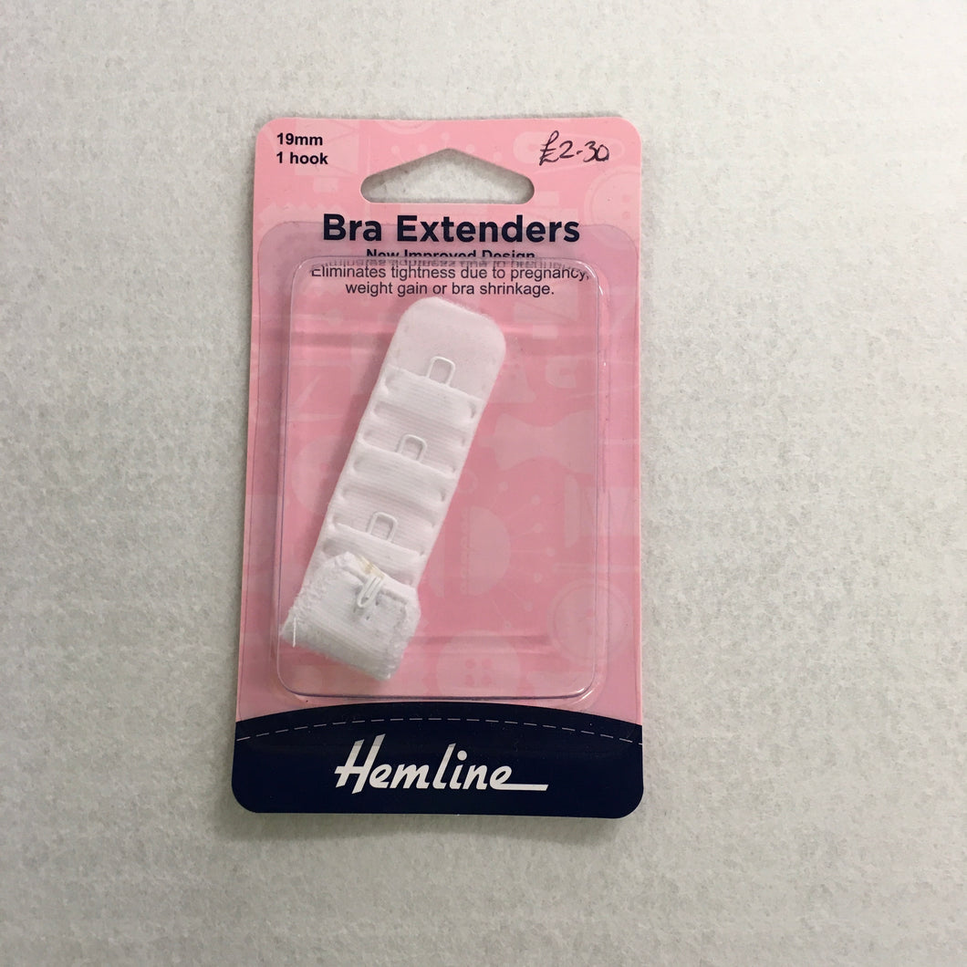 White Bra Extender 19mm