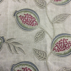 Linen Pomegranate (Mini Curtain)