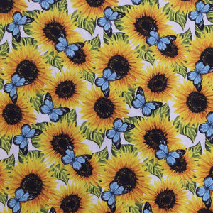 Sunflowers Cotton Print