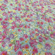 Load image into Gallery viewer, Sky Floral Cotton Poplin