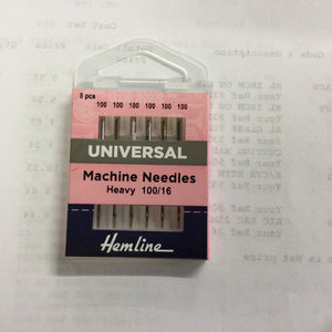 100/16 Heavy Machine Needles