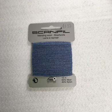Light Blue Mending Wool