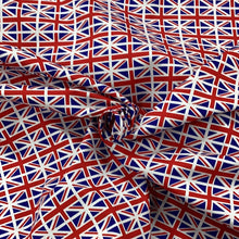 Load image into Gallery viewer, Union Jacks allover Cotton Poplin