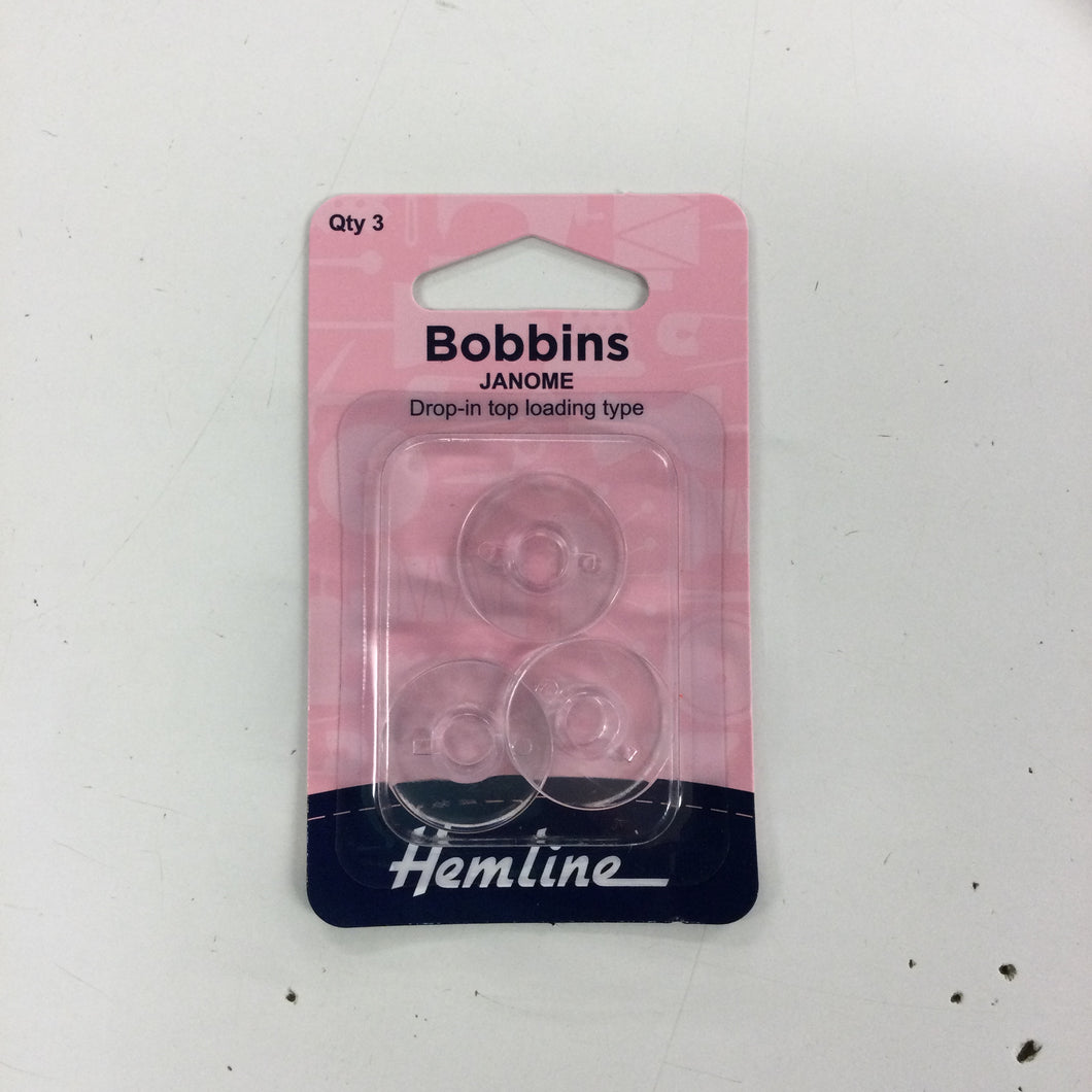 Bobbins for Janome -  Plastic Drop in top loading type