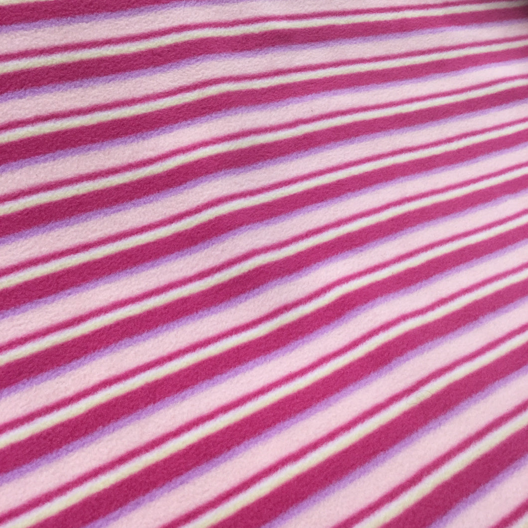 Pink Stripe Fleece