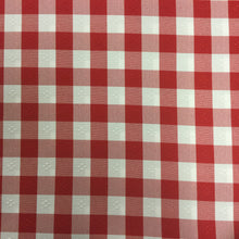 Load image into Gallery viewer, Red Bi Stretch Gingham