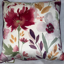 Load image into Gallery viewer, Purple Royal Floral Cushion