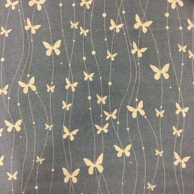 Denim Butterfly lights Print