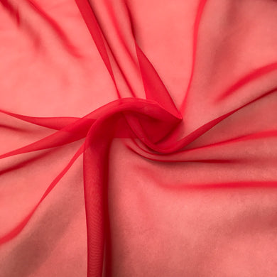 Red  Caress Chiffon