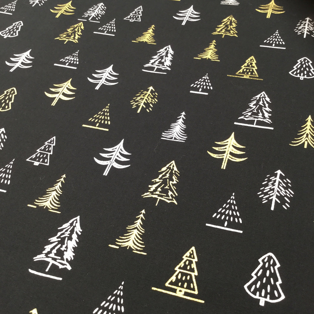 Black Trees - Christmas Print