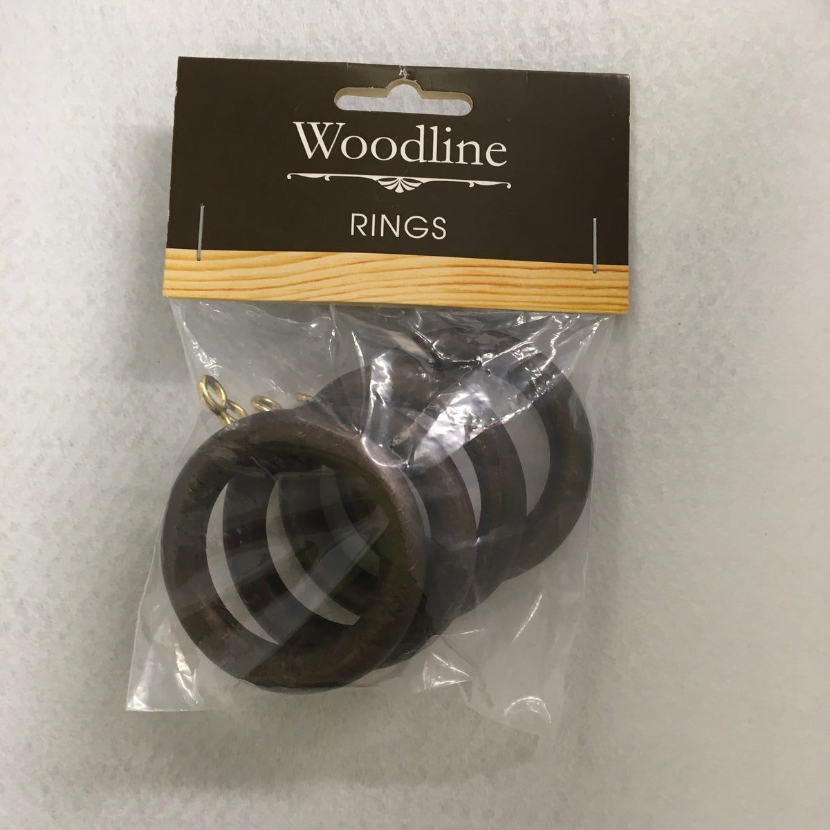 Wood Rings Dark Dark Oak Woodline Rings - 28mm
