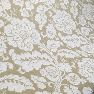 floral curtain fabric on a cotton base