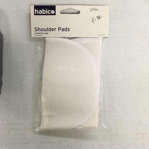White Shoulder Pads - Small