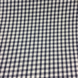 Navy 1/8" Checks Gingham