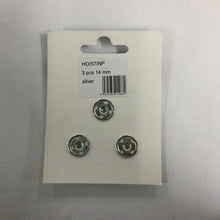 Load image into Gallery viewer, 14mm Nickel Plated Snap Fasteners