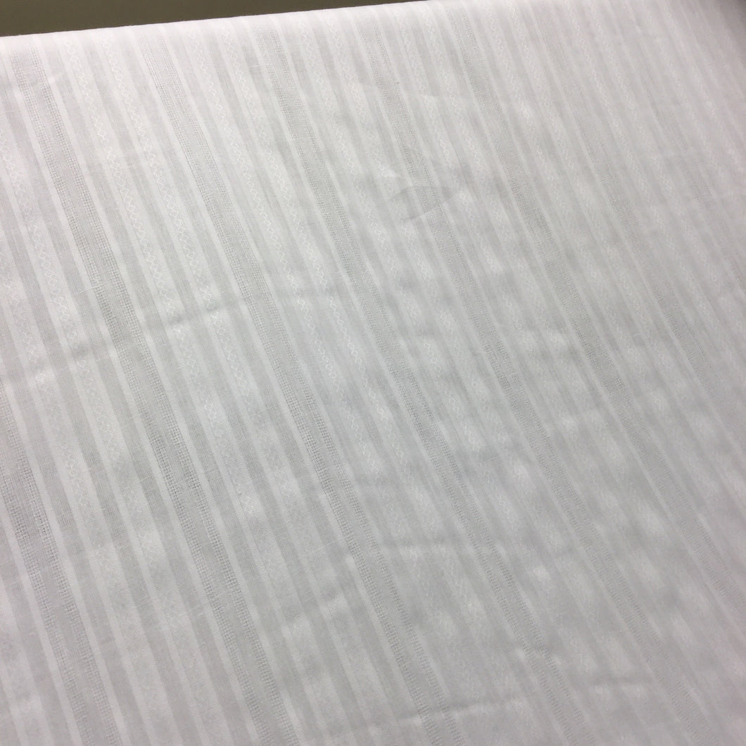 White Cotton Dobby