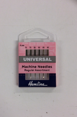 Regular assorted universal machine needles 70-90