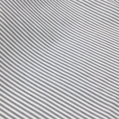 Black & Cream Ticking Stripe