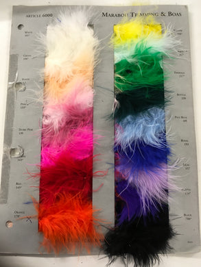 Marabou boa trim