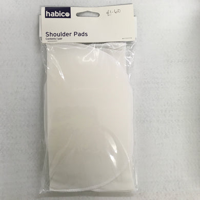 White Shoulder Pads - Large