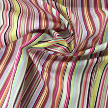 Load image into Gallery viewer, Multi Stripe Poplin Print