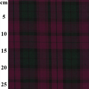 Poly Viscose Purple Tartan