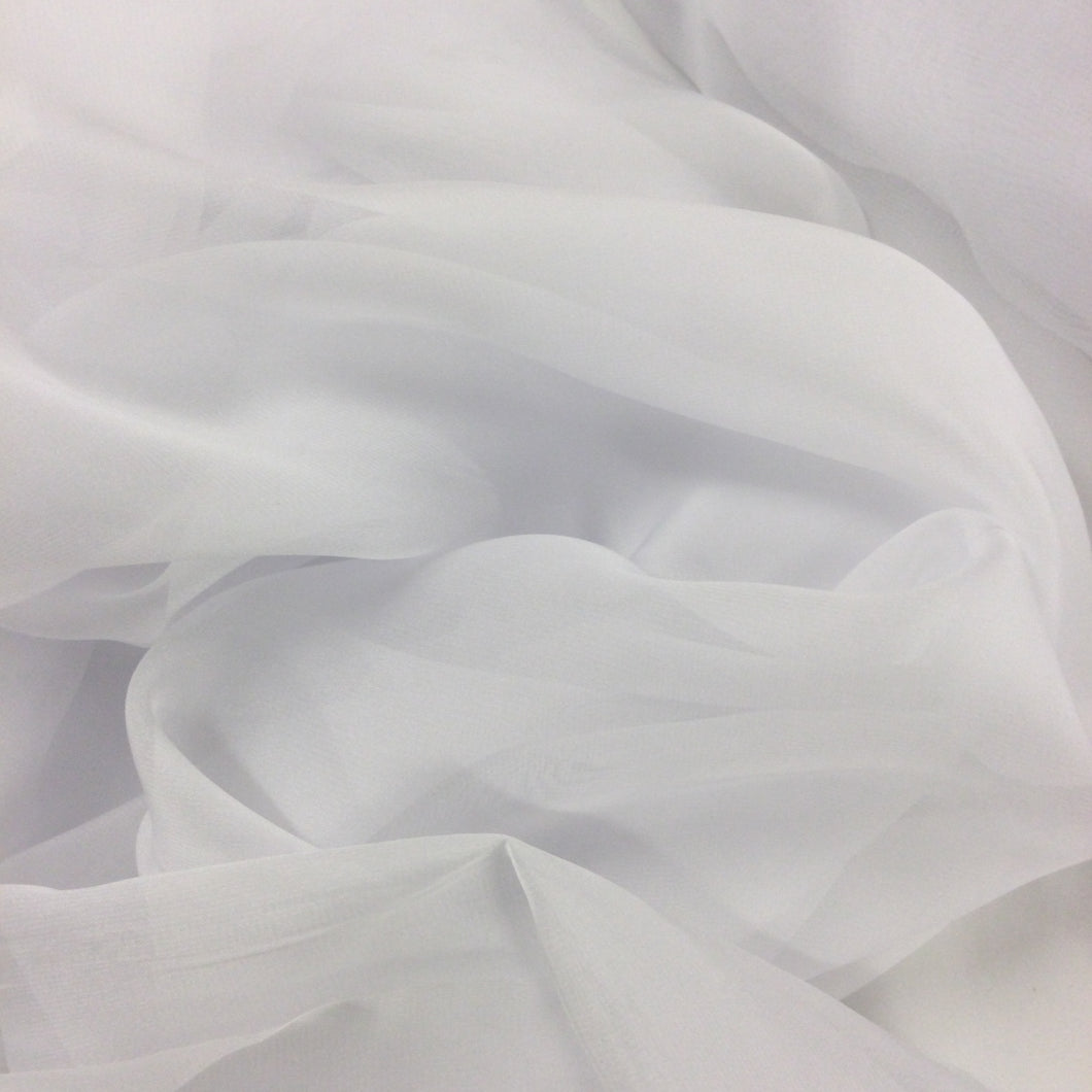 White Cationic Chiffon