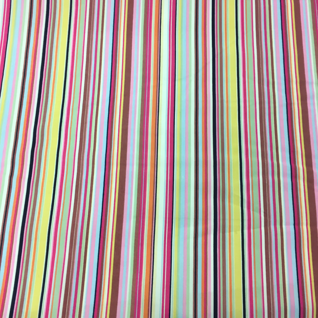Multi Stripe Poplin Print
